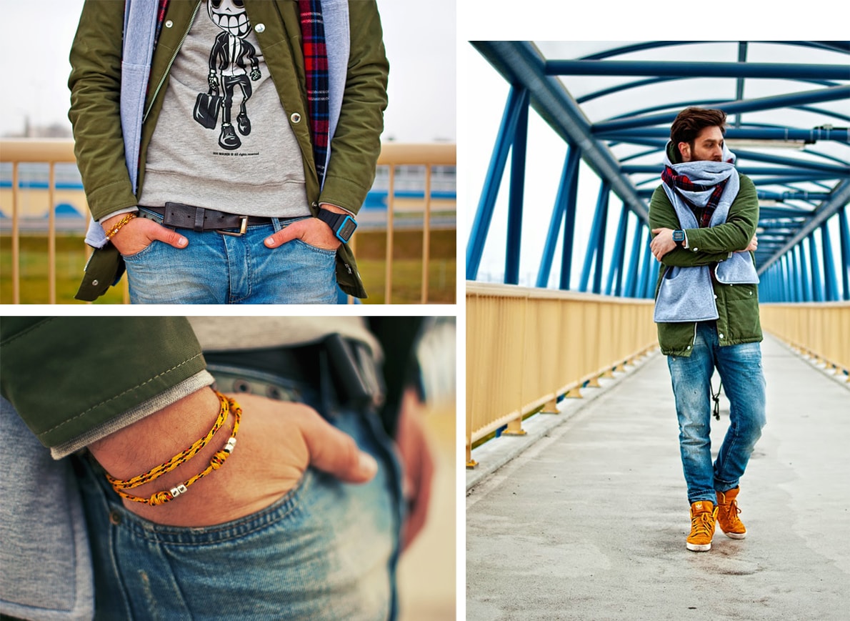 eksluzywny menel, bransoletka dla niego