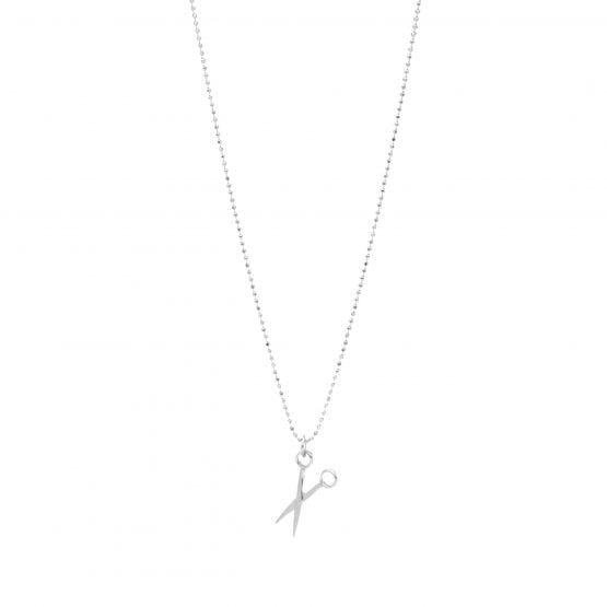 Naszyjnik nożyczki srebrny