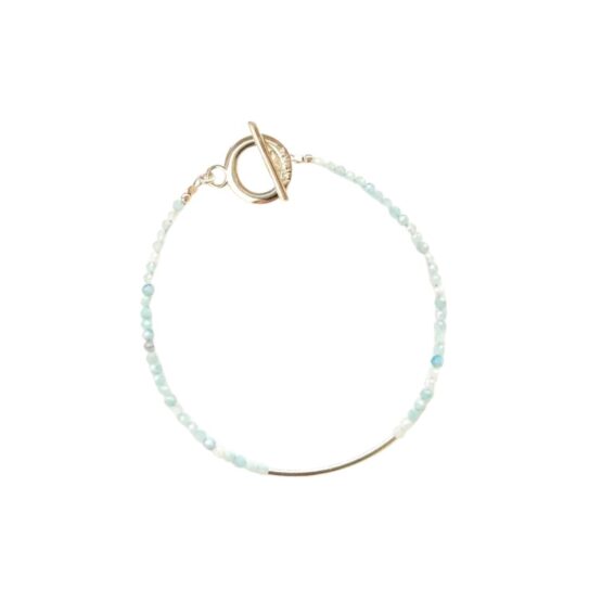 Bransoletka REFLECTION akwamaryn