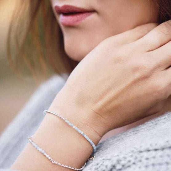 Bransoletka REFLECTION akwamaryn