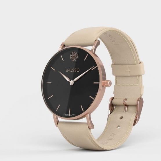 Zegarek CLASSY beige black