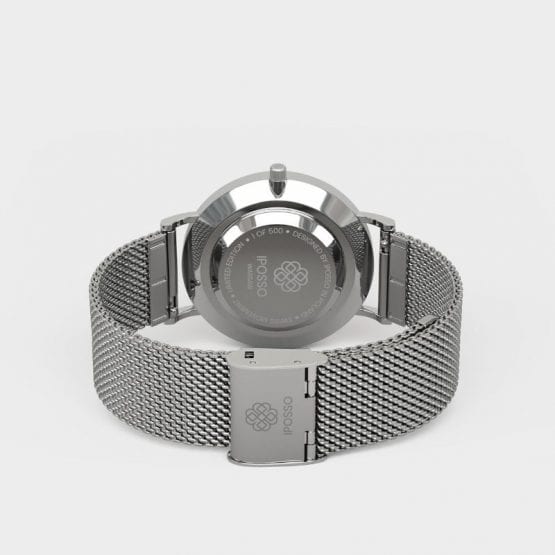 Zegarek PEARLY silver mesh