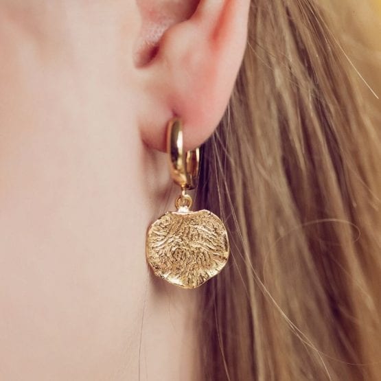 Kolczyki ANTIQUE M pozłacane