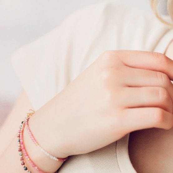 Bransoletka SMART różowy turmalin