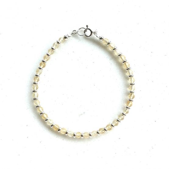 Bransoletka GEMS&KONSTELACJA cytryn