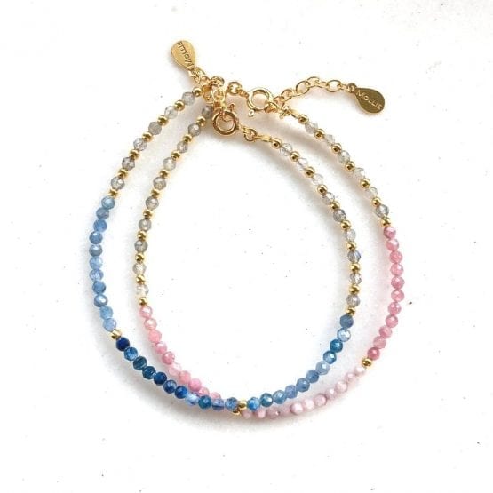 Bransoletka MATCH labradoryt, kyanit