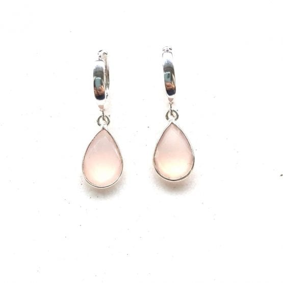 Kolczyki DROP XL chalcedon