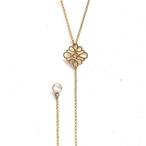 Naszyjnik łańcuszek na plecy MAGIC MOMENT