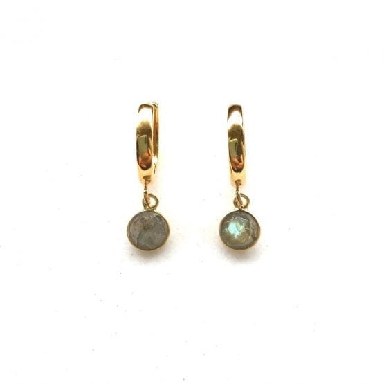 Kolczyki RINGS S labradoryt