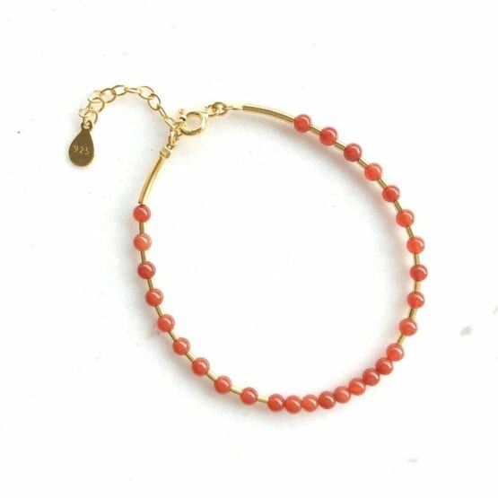 Bransoletka CORAL agat karneol