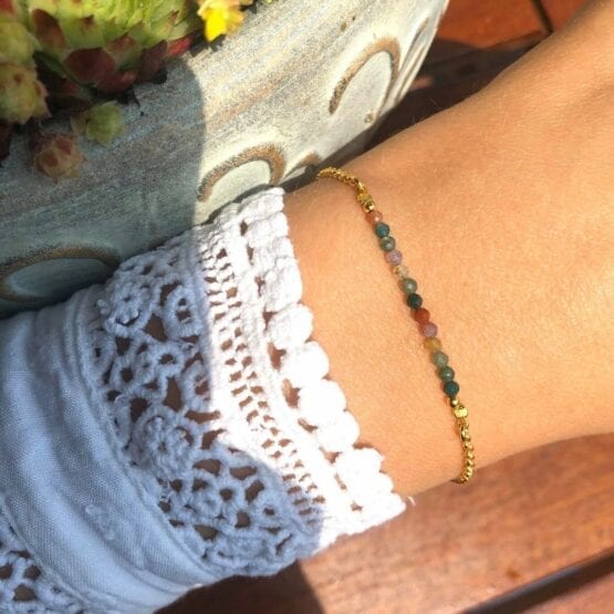 Bransoletka CHAIN agat indyjski