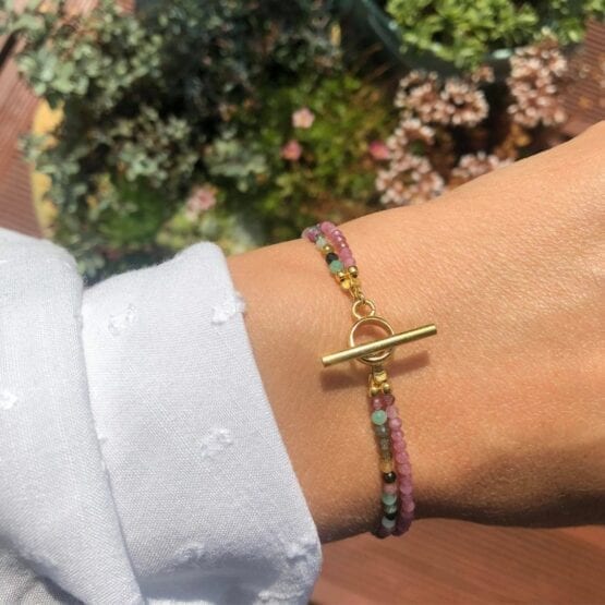 Bransoletka DOUBLE turmalin