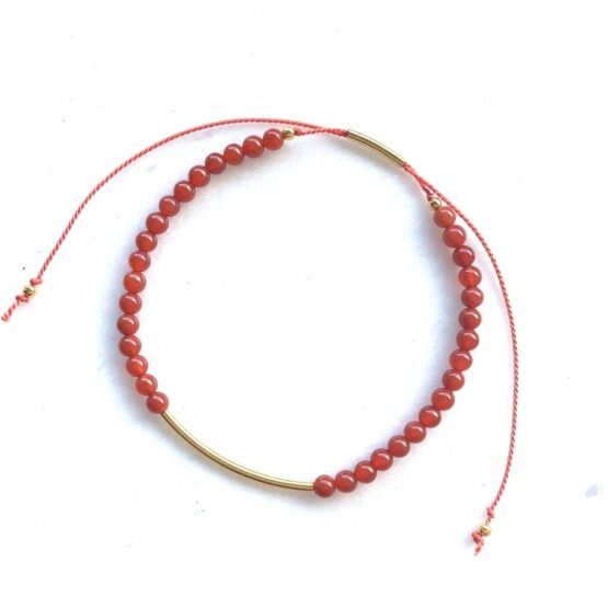 Bransoletka AURA agat karneol