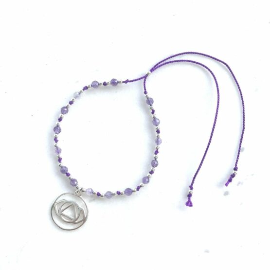 Bransoletka AJNA ametyst