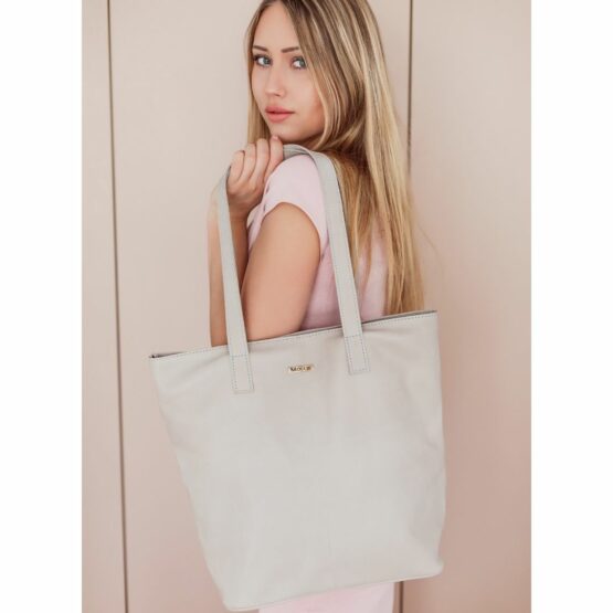 Torebka MOLLIE SIMPLE szary beż