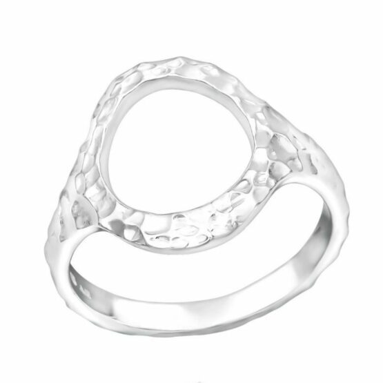 Pierścionek OKRĄG srebrny