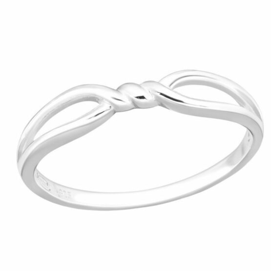 Pierścionek WĘZEŁEK srebrny