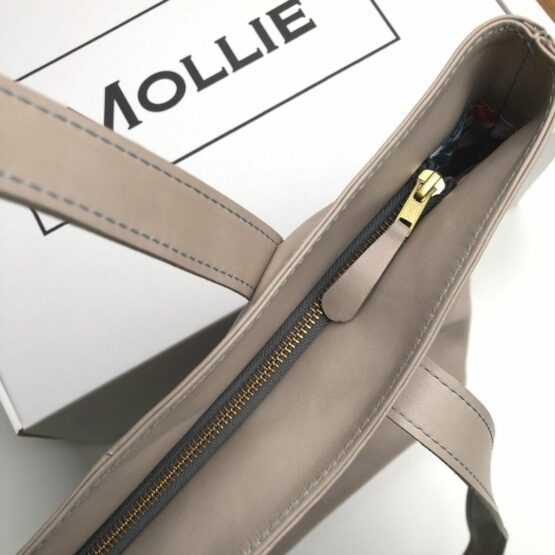 Torebka MOLLIE SIMPLE szary beż