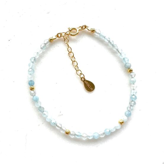 Bransoletka SIMPLE akwamaryn