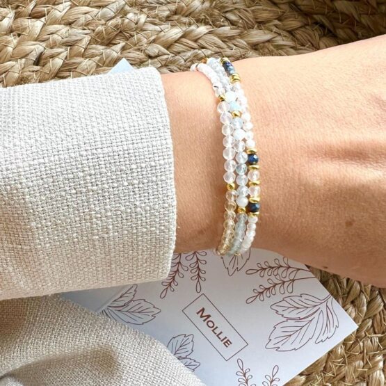 Bransoletka SIMPLE akwamaryn