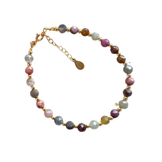 Bransoletka SPRING szafir z rubinem