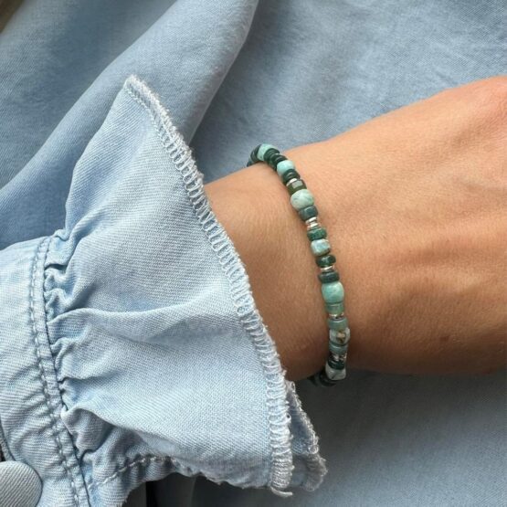 Bransoletka CUBE green