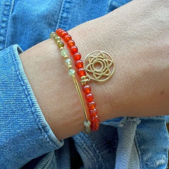 Bransoletka ANAHANA karneol