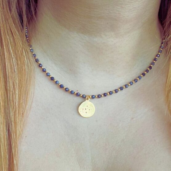 Naszyjnik VIRGO szafir