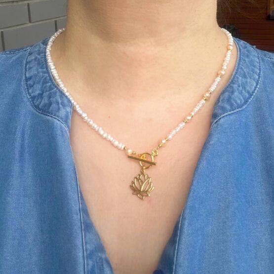 Naszyjnik PEARLY lotos