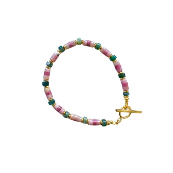 Bransoletka DISK pink