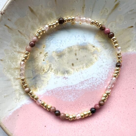 Bransoletka TOHO rodonit