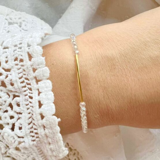 Bransoletka DRESSY kryształ górski