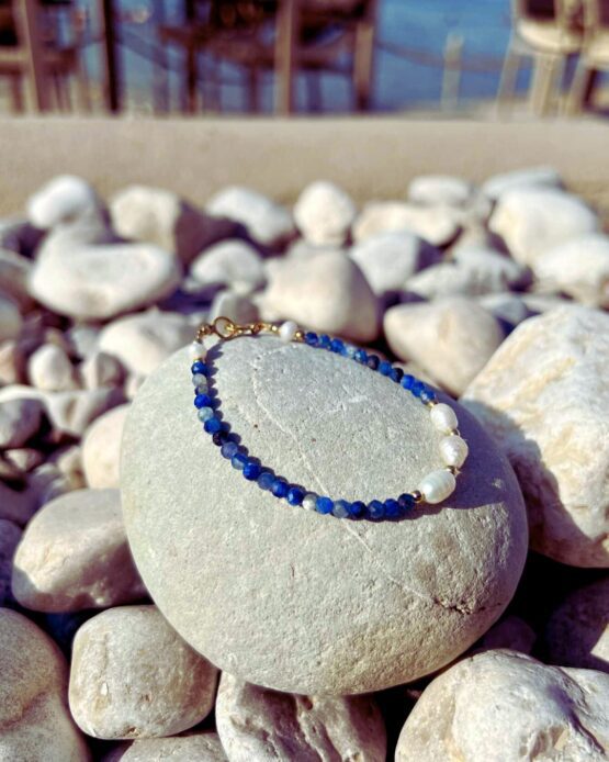 Bransoletka KYANIT perłowy