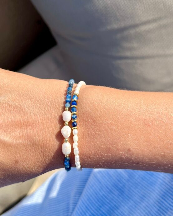 Bransoletka KYANIT perłowy