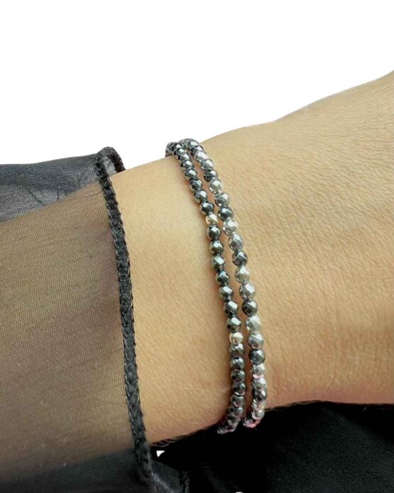 Bransoletka GREY hematyt