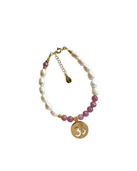 Bransoletka OM rubin