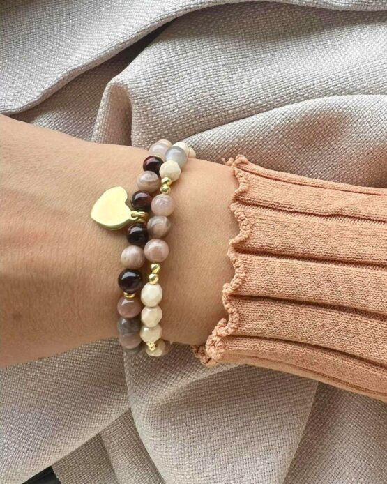 Bransoletka CREAM kamień słoneczny