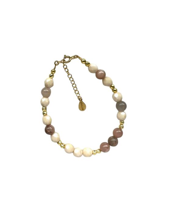 Bransoletka CREAM kamień słoneczny