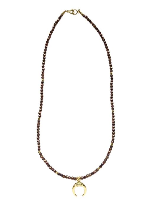 Naszyjnik HORN hematyt